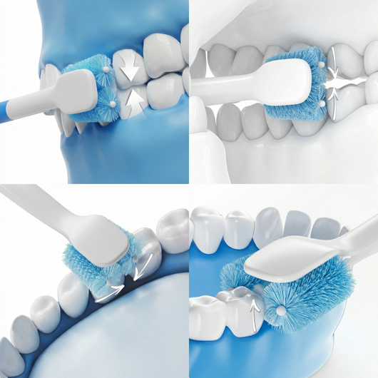 Brosse à Dents Électrique – Double Rotation Intelligente